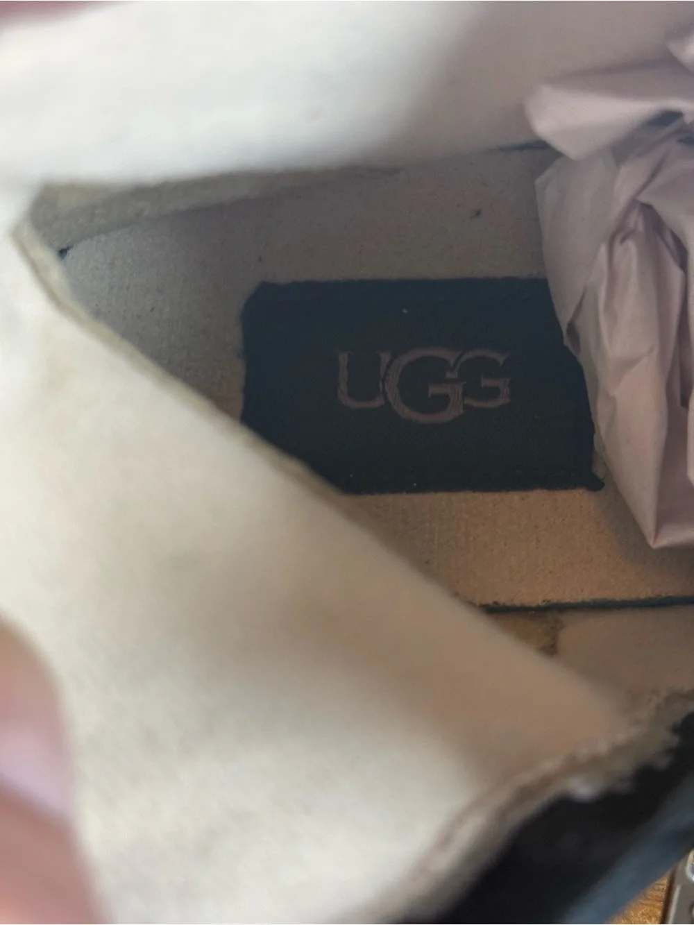 UGG Chelham Black Suede Weather Boot Size 4